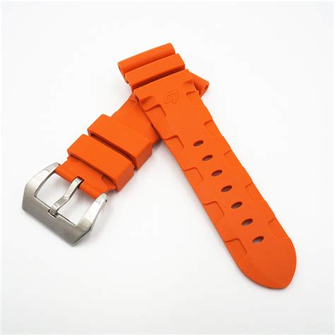 panerai orange strap|panerai aftermarket straps.